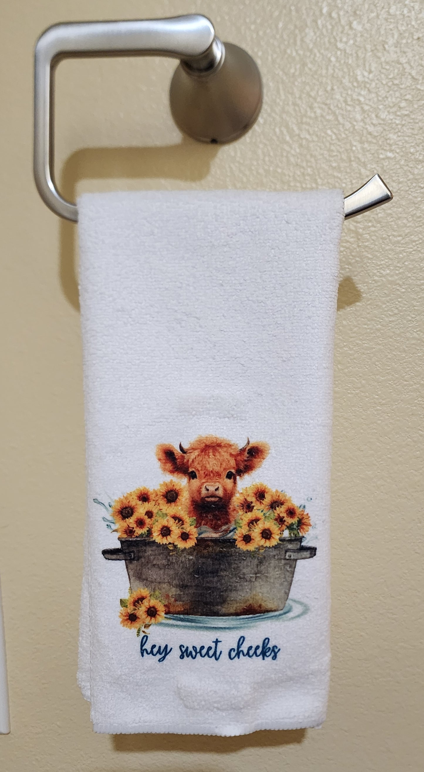 Hey Sweet Cheeks Hand Towel