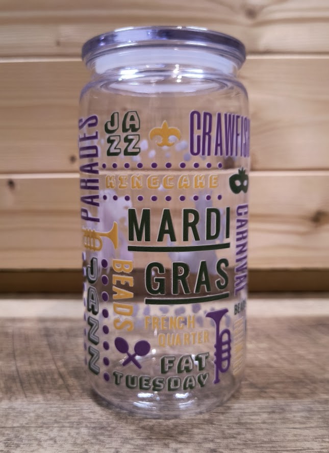 Taza de acrílico con el mensaje "Solo una chica que ama a los pollos"