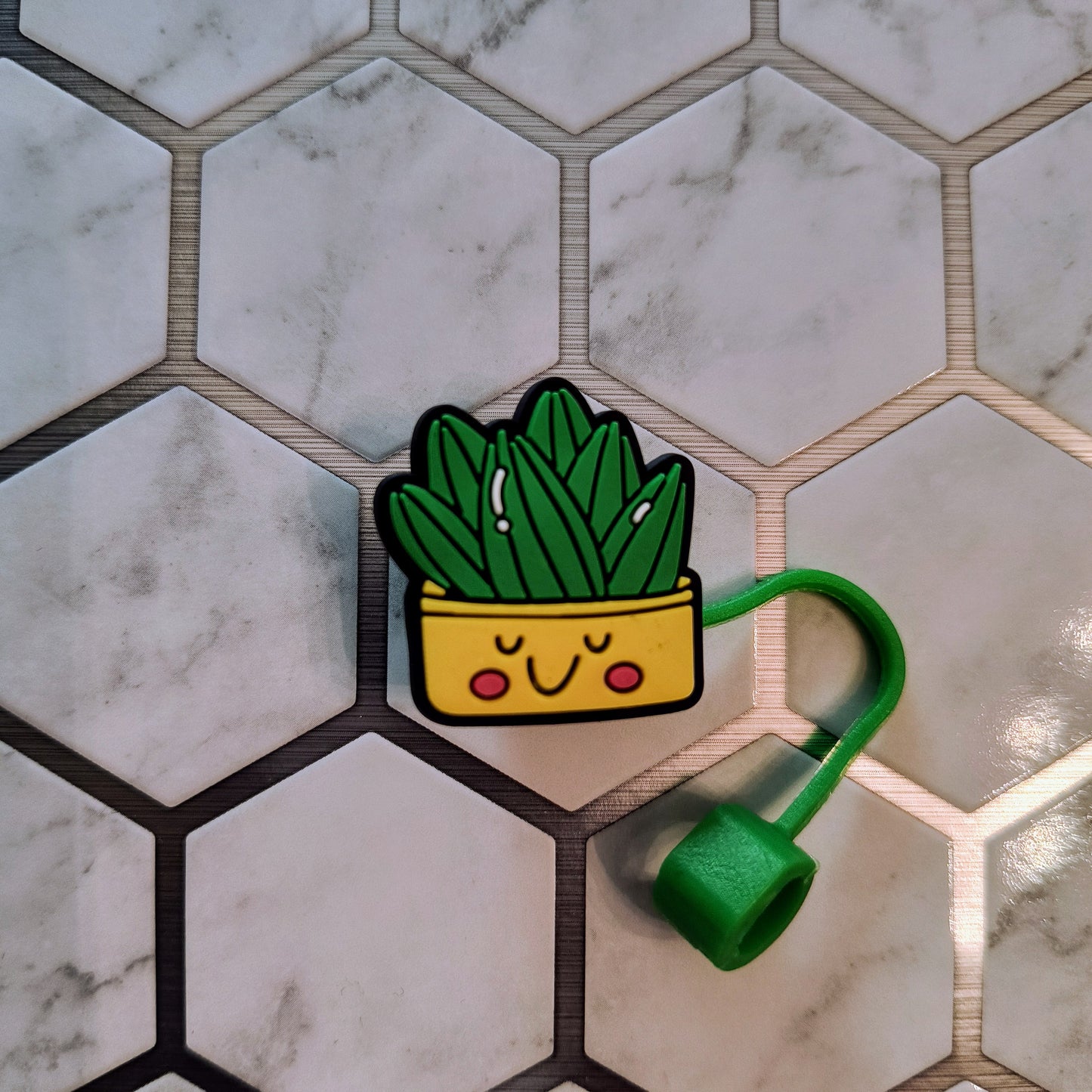 Cactus Straw Toppers