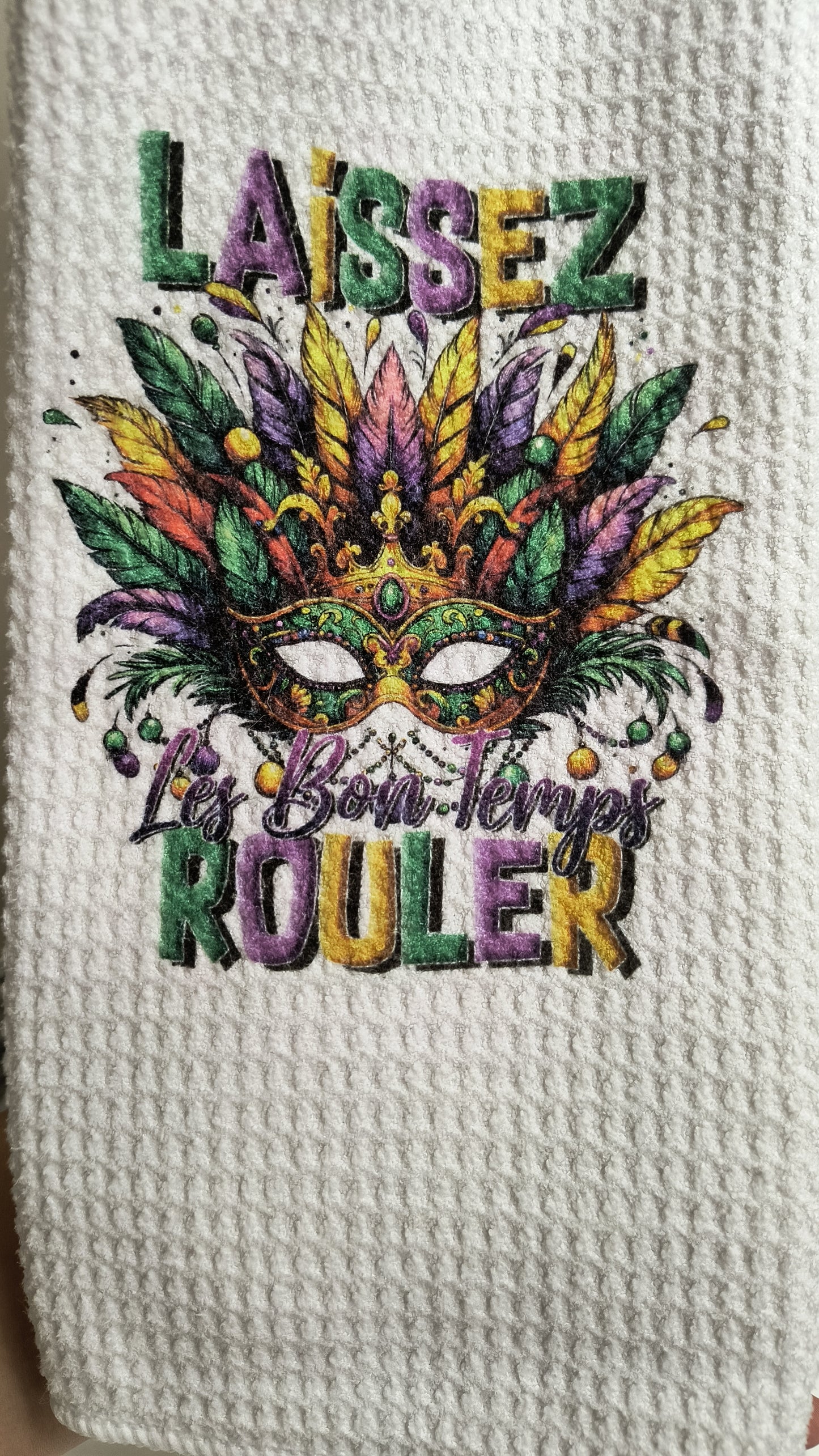 Laissez Les Bon Temps Rouler Hand Towel