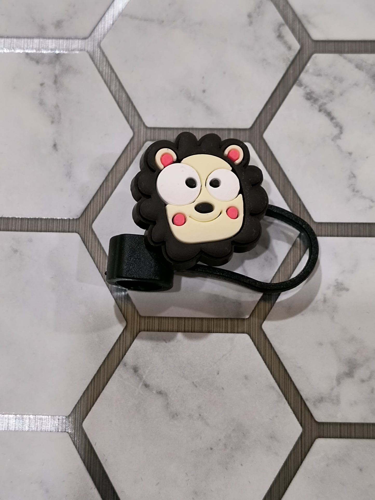 Animals Straw Toppers