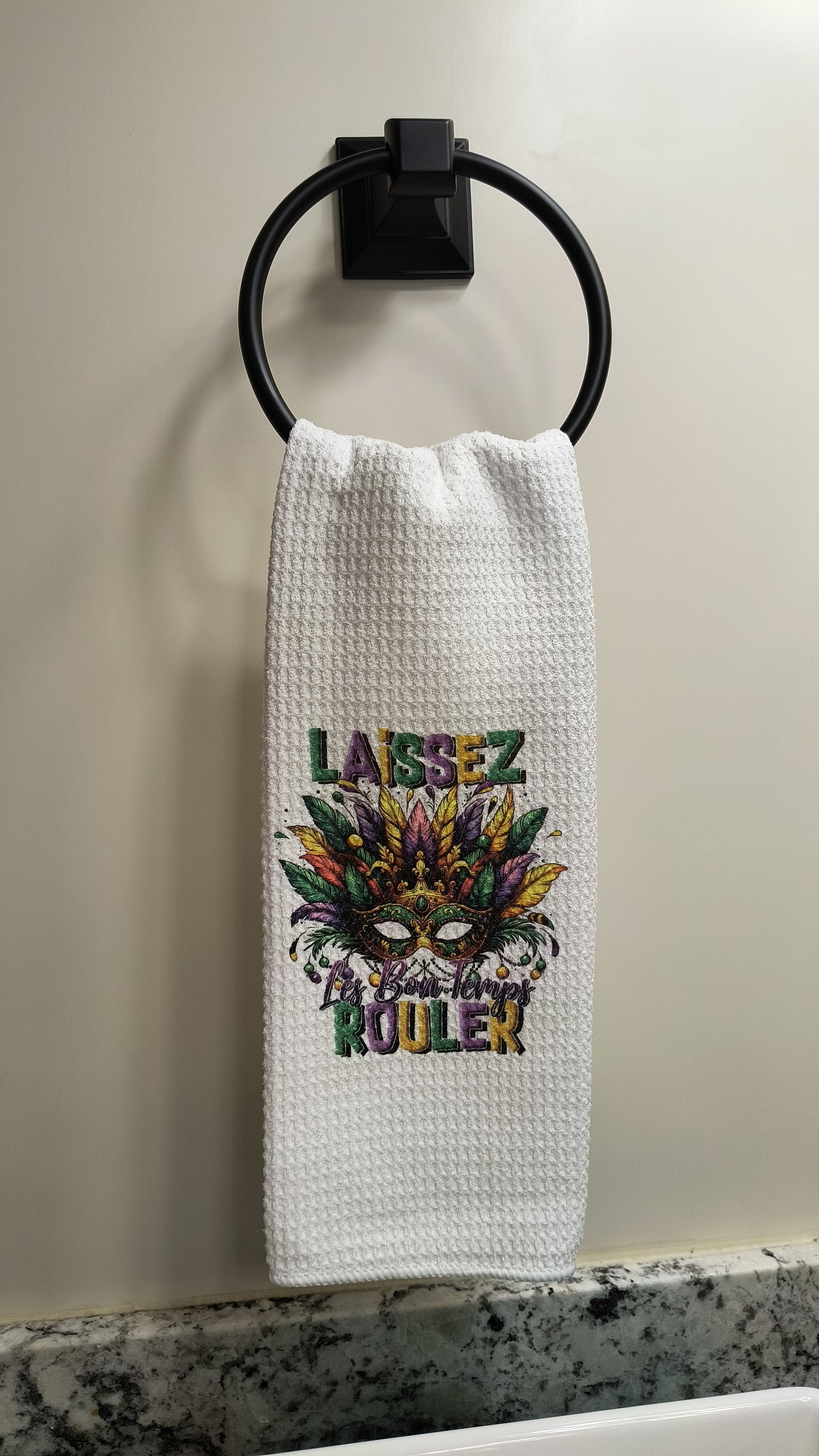 Laissez Les Bon Temps Rouler Hand Towel