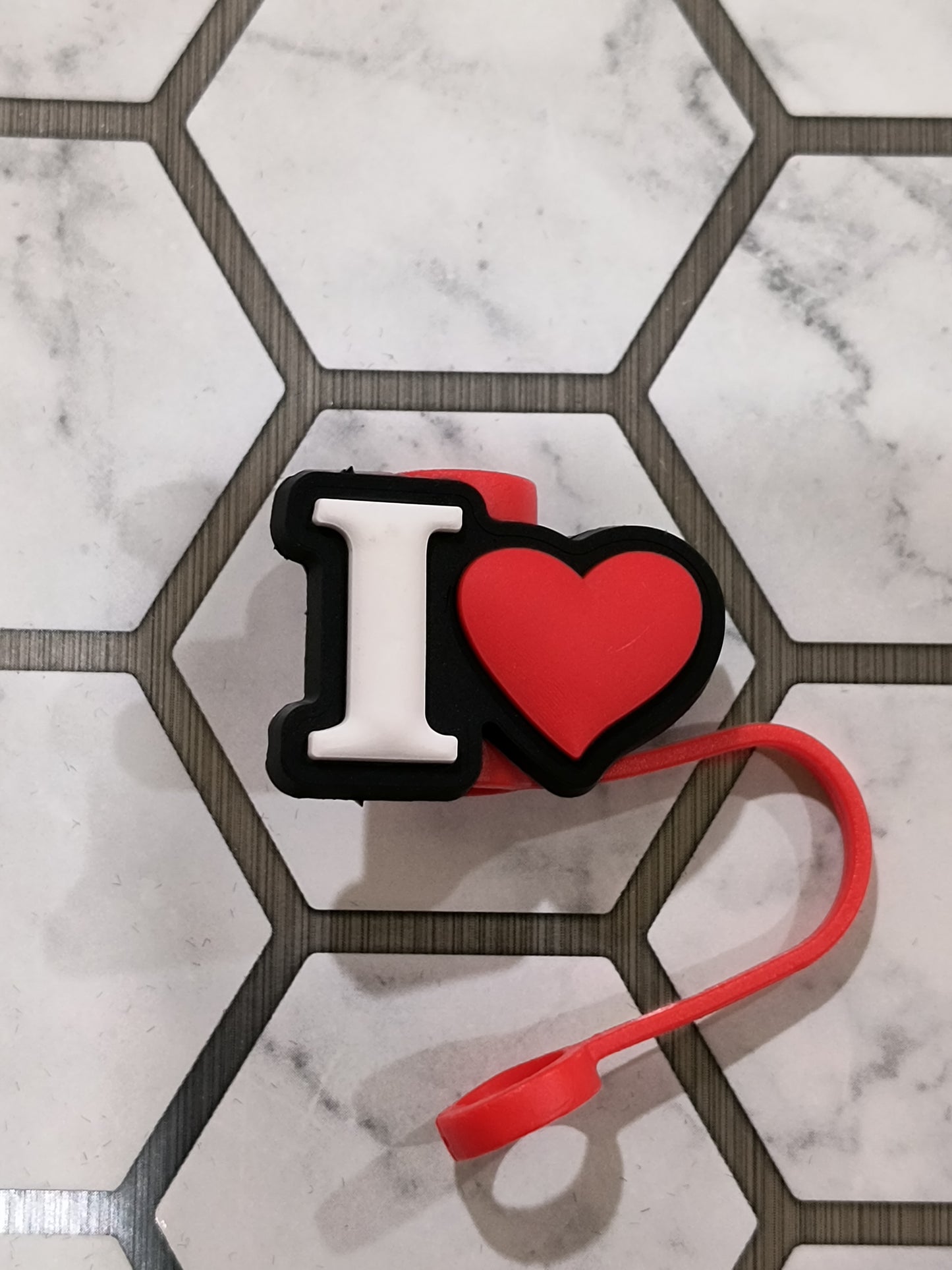 Love Straw Toppers