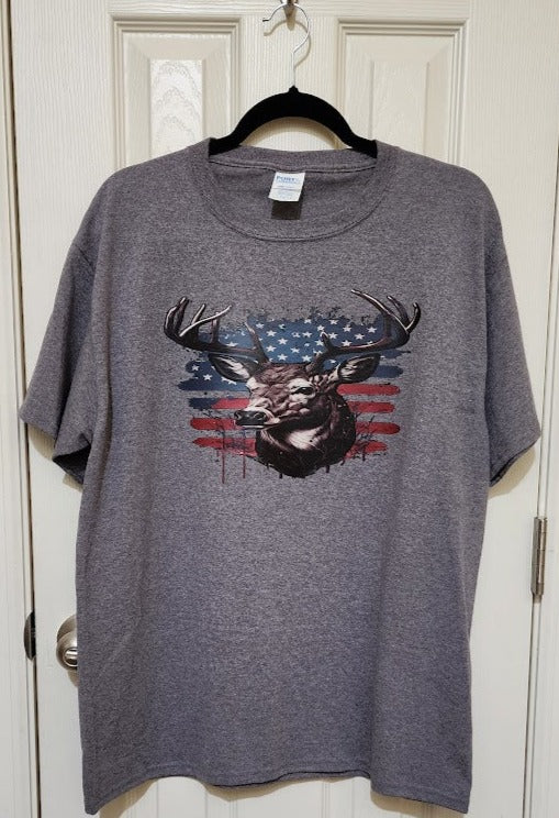 American Deer - Light Grey T-Shirt