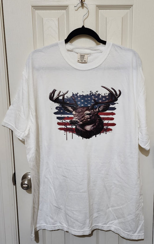 American Deer - White T-Shirt