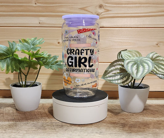 Crafty Girl Acrylic Cup