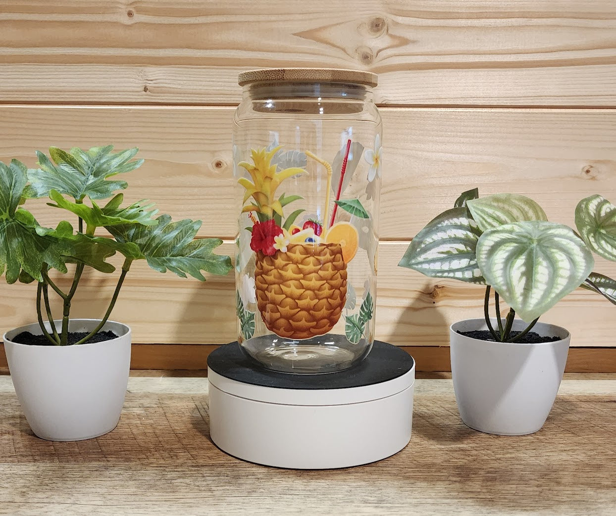 Pineapple Paradise Glass Cup