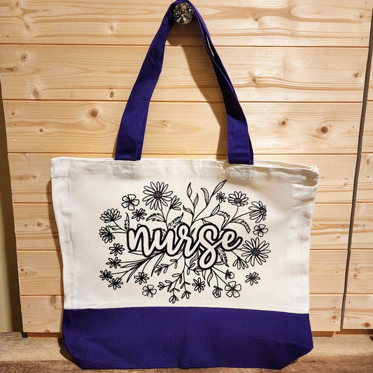 Nurse Canvas Tote