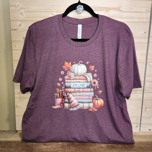 Just a Girl Who Loves Fall T-Shirt