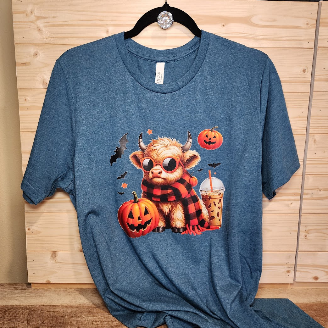 Pumpkin Spice Cow T-Shirt