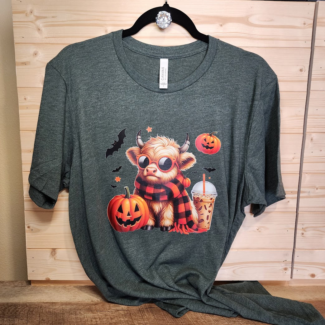 Pumpkin Spice Cow T-Shirt