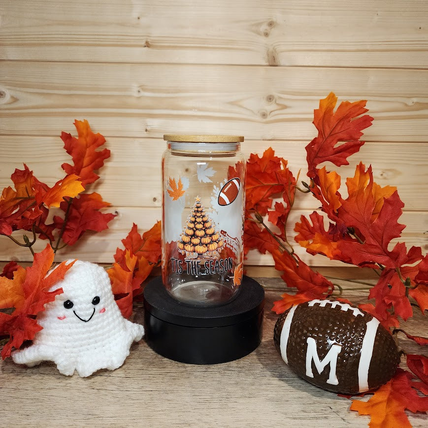 The Most Wonderful Time of the Year (Fall) Glass Cup