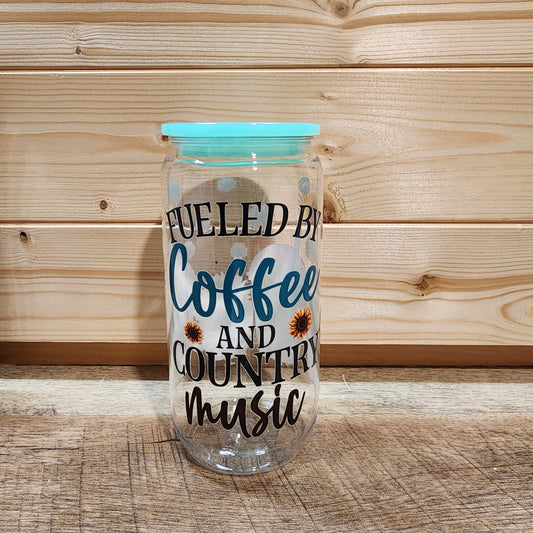 Coffee and Country Music Acrylic Cup