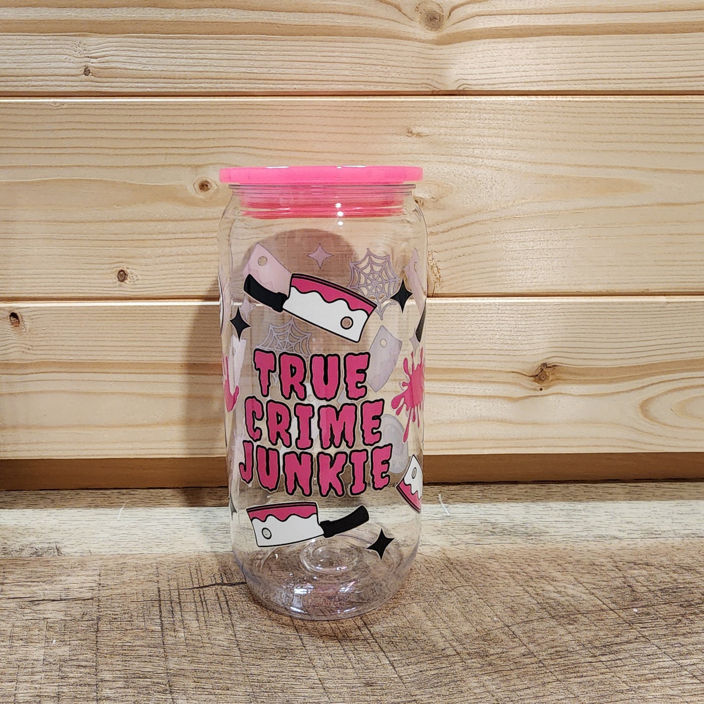 True Crime Junkie Acrylic Cup