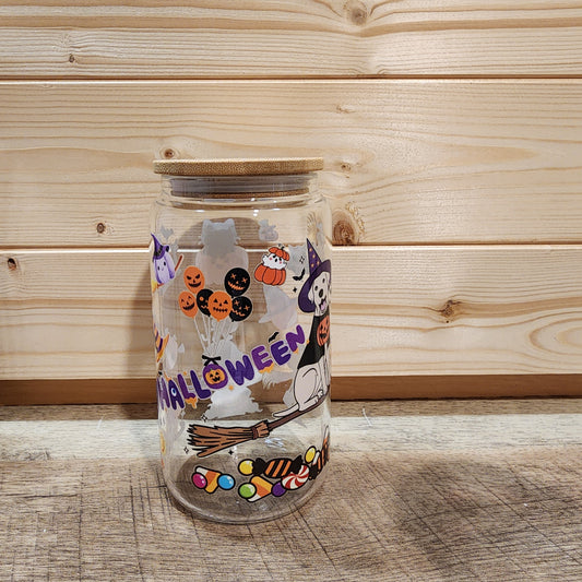 Trick-Or-Treat Glass Cup