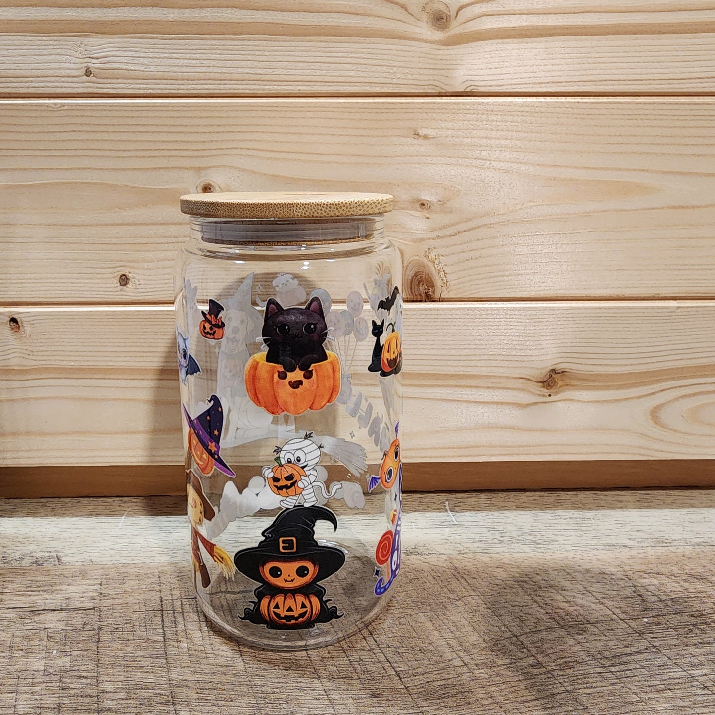 Trick-Or-Treat Glass Cup