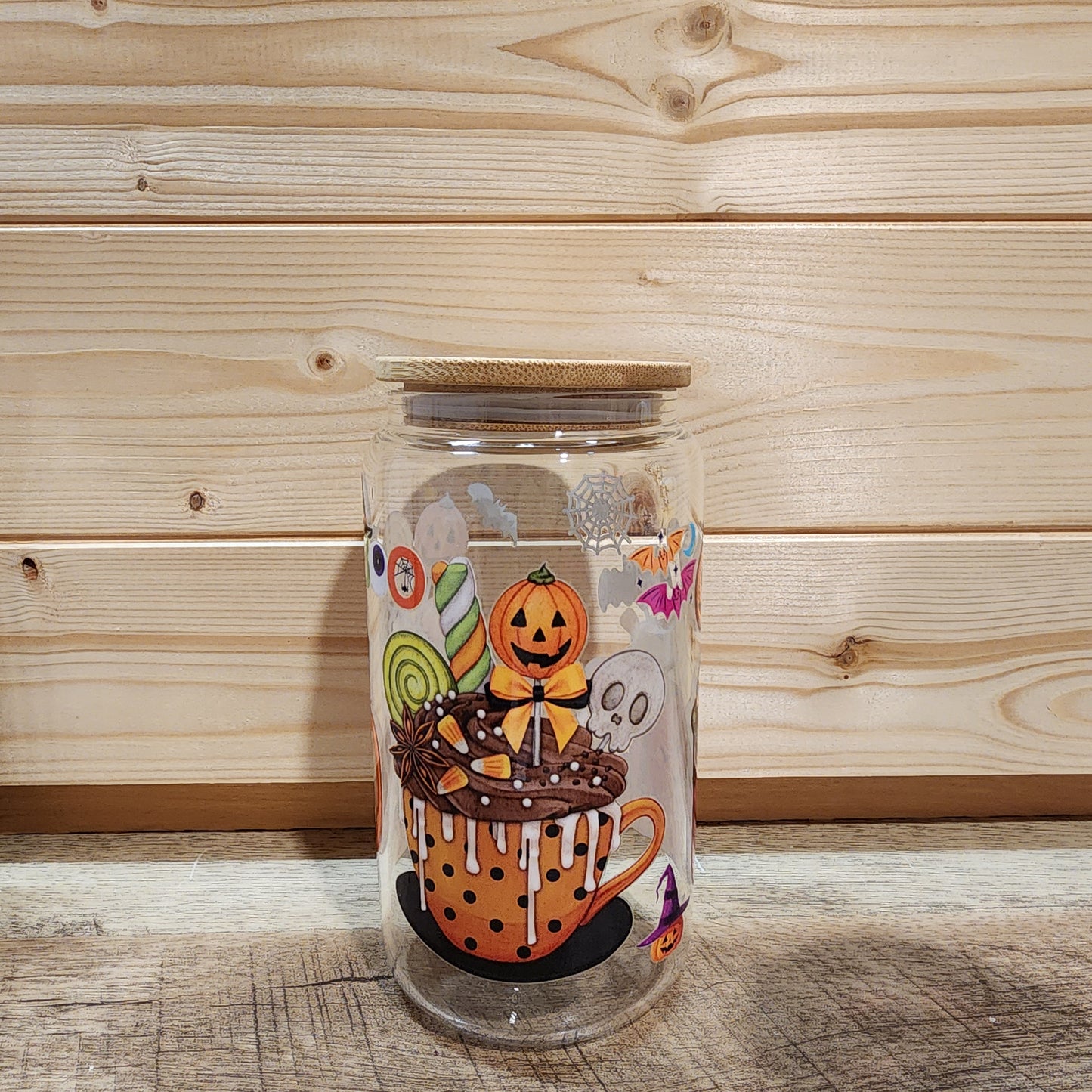 Halloween Sips Glass Cup