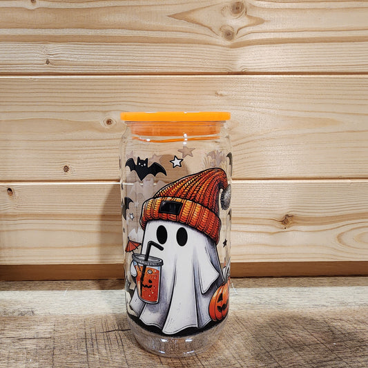 Sippin' Beanie Ghost Acrylic Cup