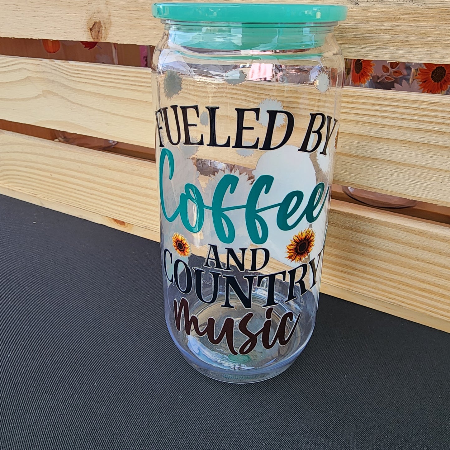 Fueled by Coffee and Country Music Acrylic Cup