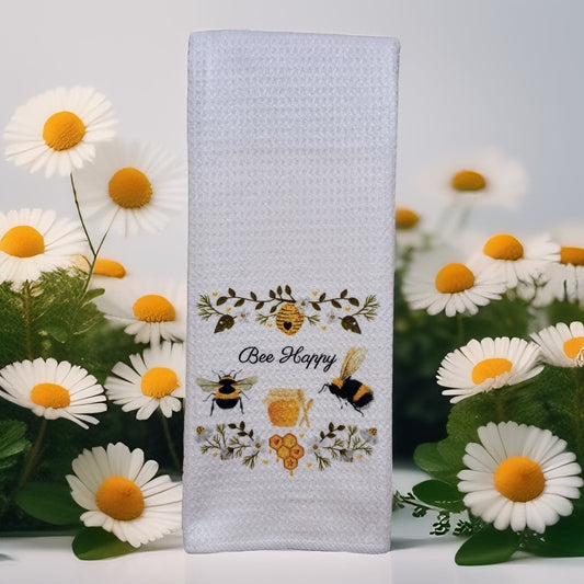 Bee Happy Hand Towel