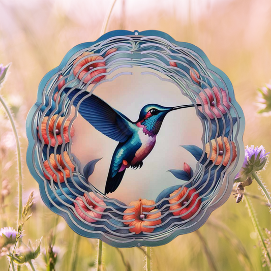 Hummingbird Wind Spinner