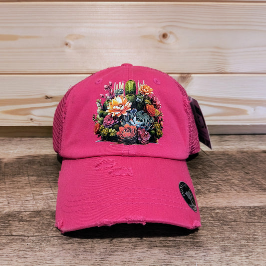 Cactus Flower Cap