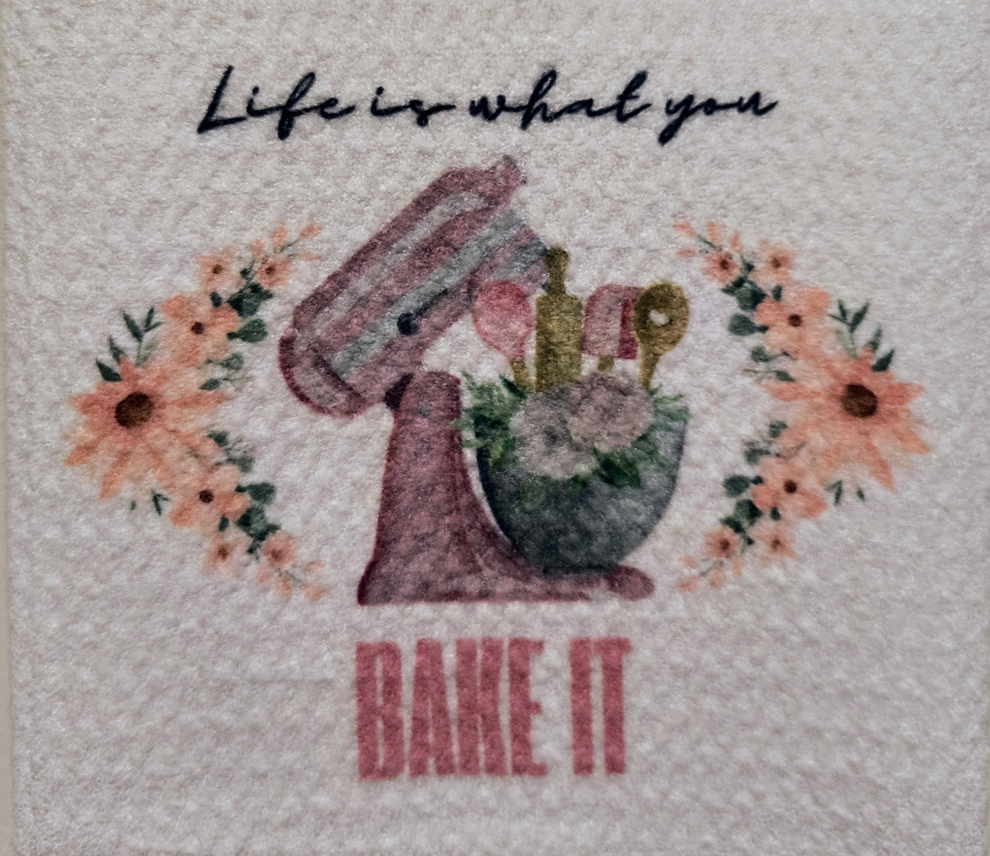 Life Is What You Bake It Hand Towel