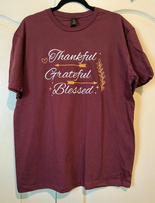 Thankful Grateful Blessed T-Shirt