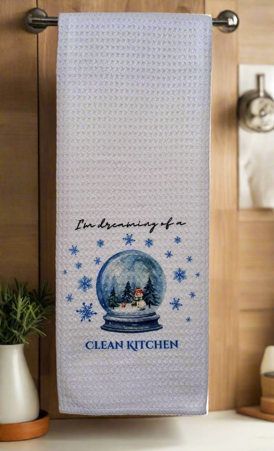 I'm Dreaming Of A Clean Kitchen Hand Towel