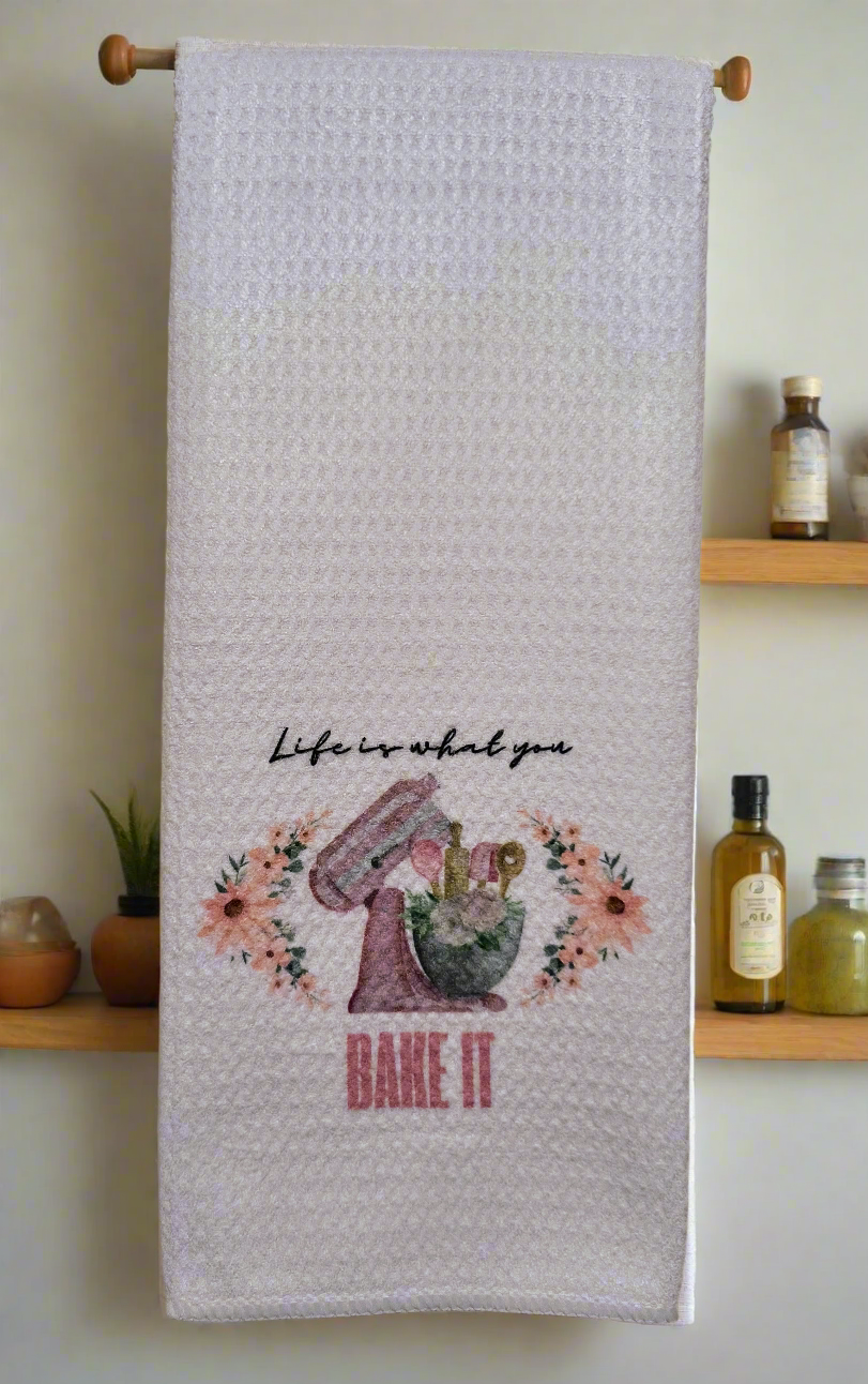 Life Is What You Bake It Hand Towel