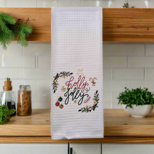 Holly Jolly Hand Towel