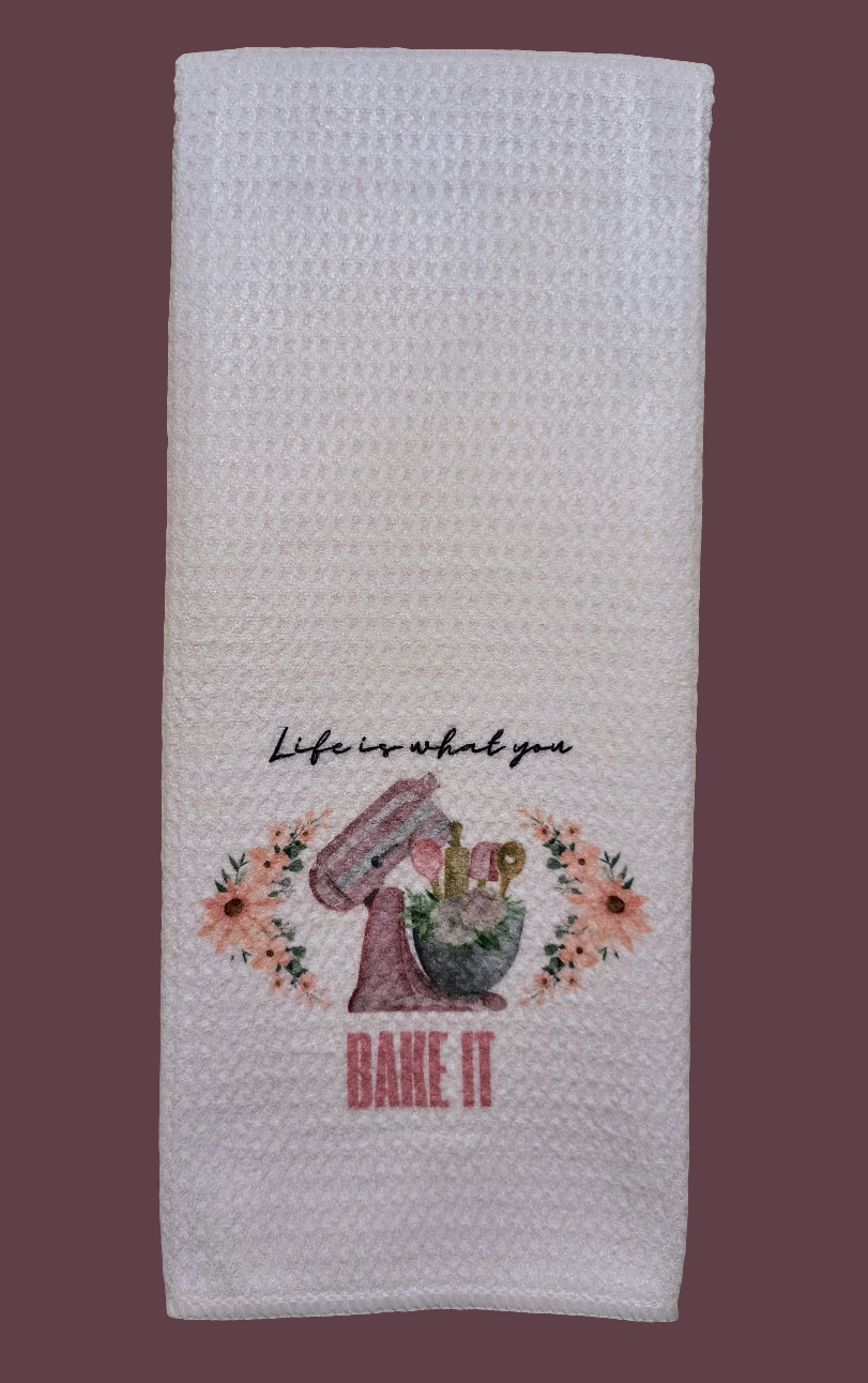 Life Is What You Bake It Hand Towel