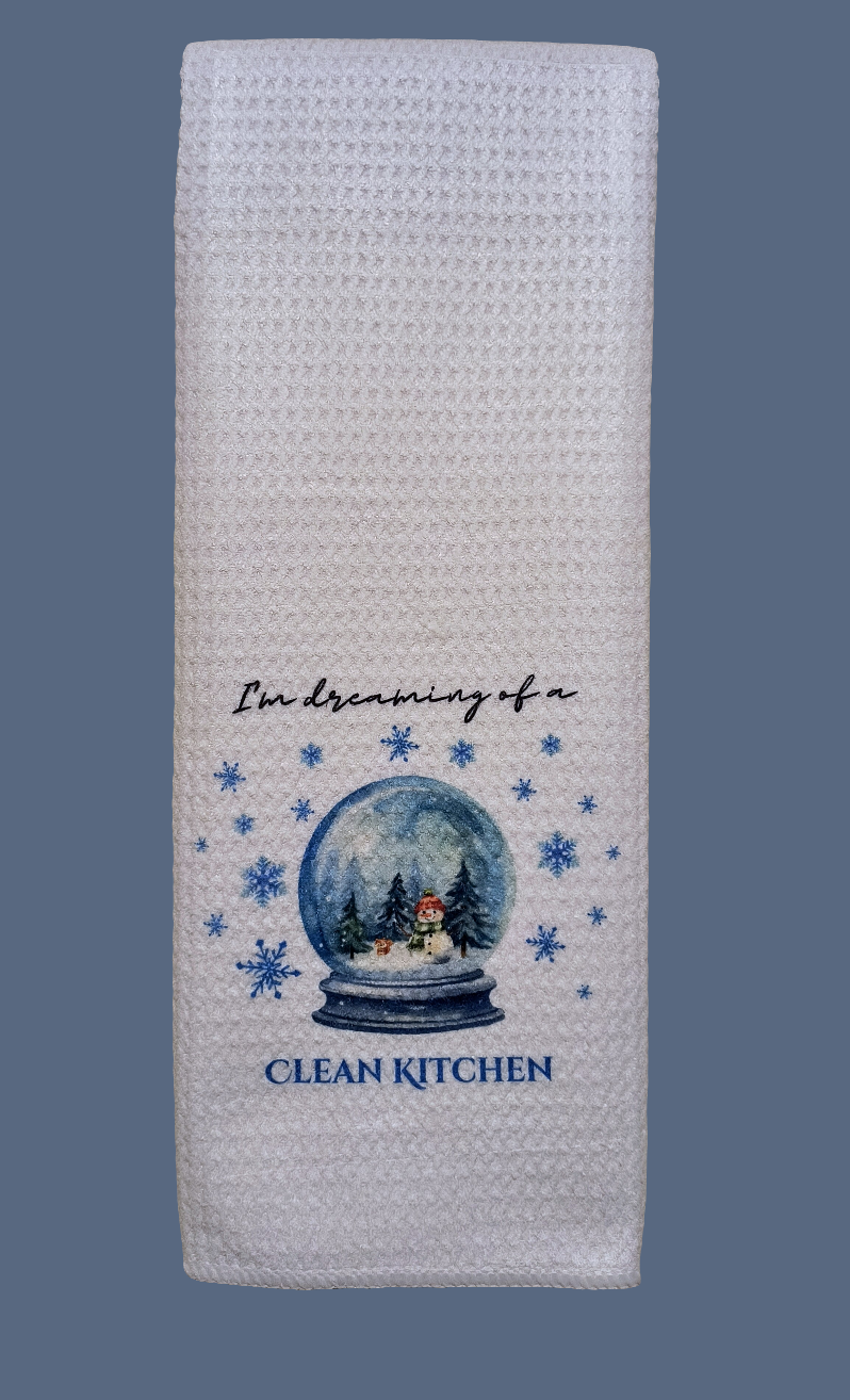 I'm Dreaming Of A Clean Kitchen Hand Towel