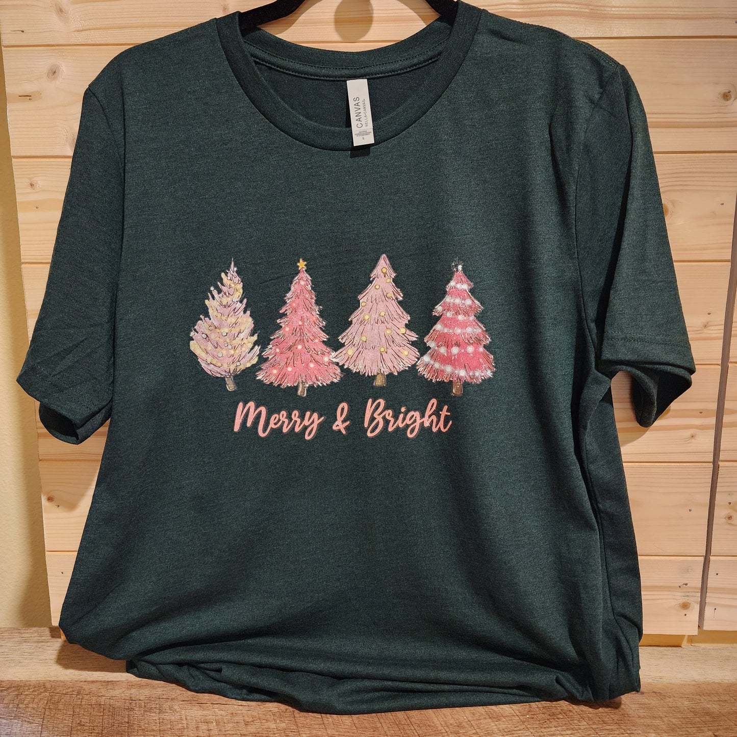 Pink Merry and Bright T-Shirt