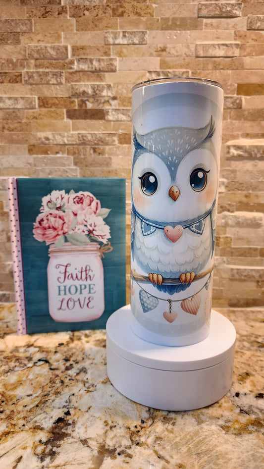 Sweet Owl Skinny Tumbler