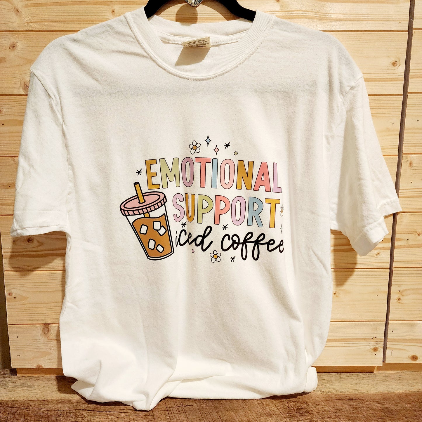 Emotional Support Iced Coffee T-Shirt