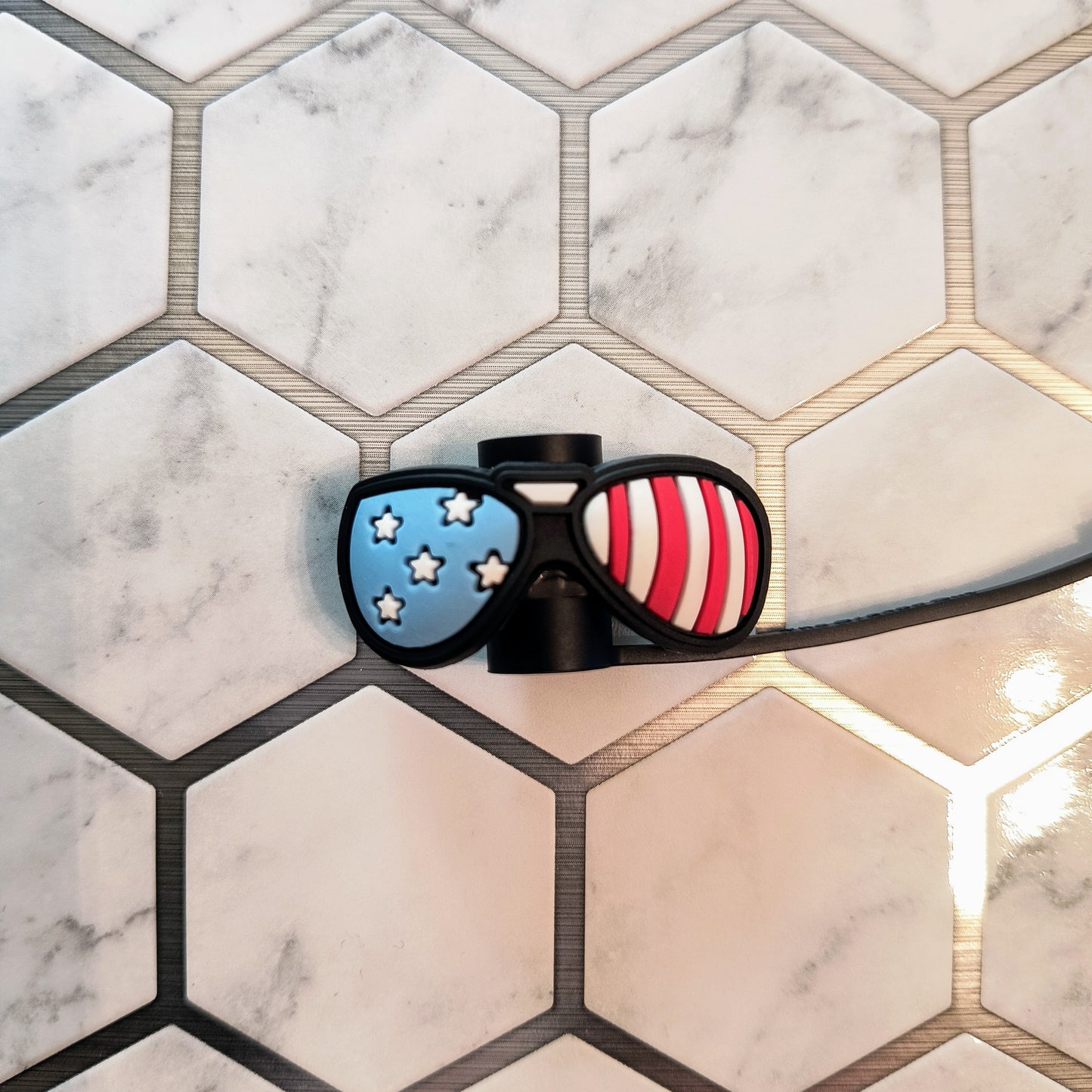 American Pride Straw Toppers