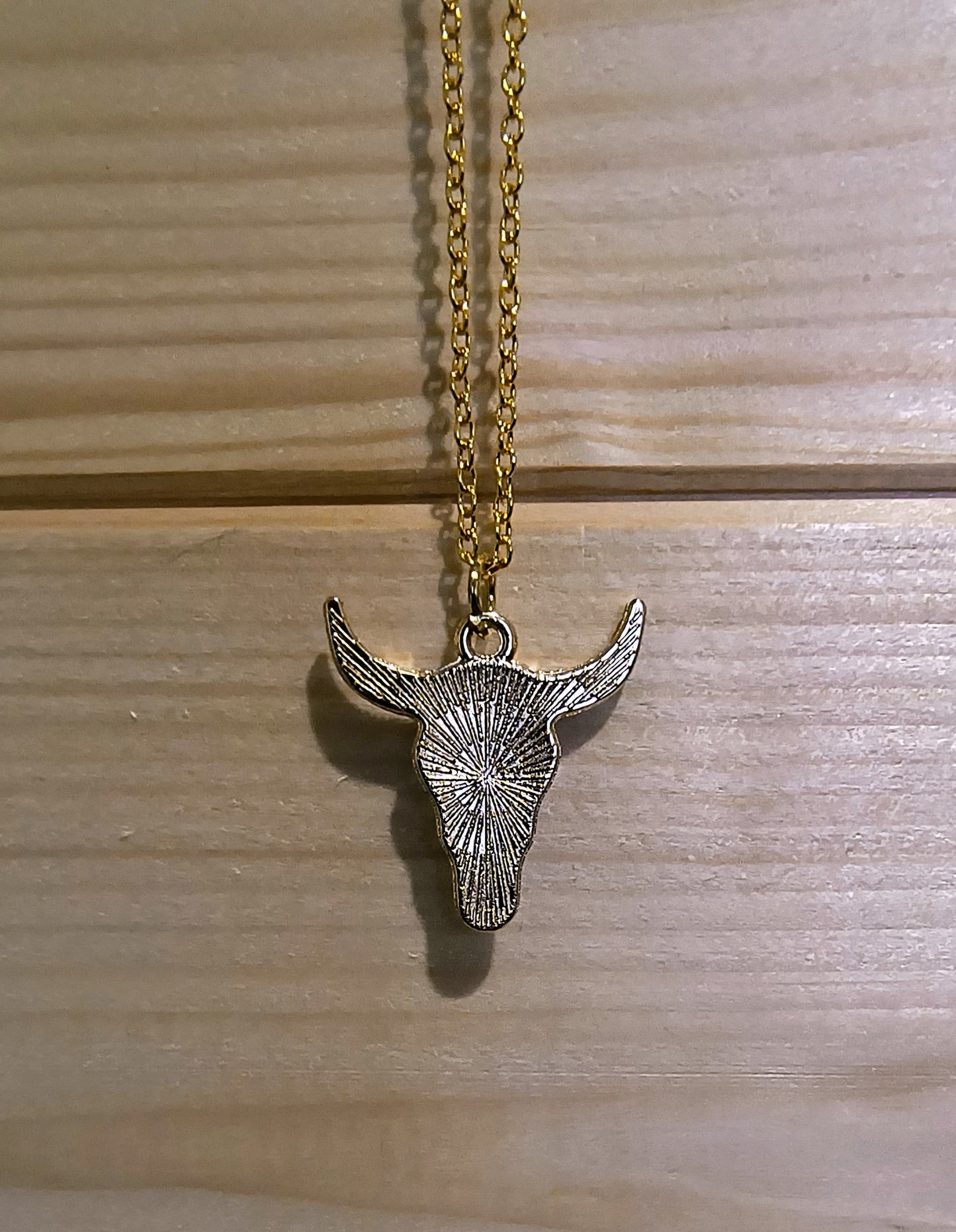 Rose Cow Skull Jewelry