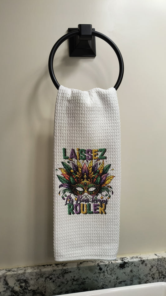 Laissez Les Bon Temps Roller Hand Towel